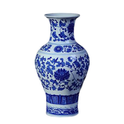 Compatible porzellan Jahrriesnge  for white and blue vase cna0259 