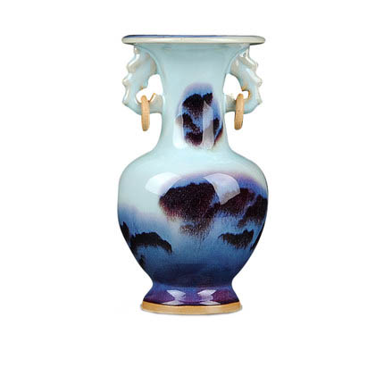 Compatible porzellan Jahrriesnge  for Jun porcelain double ears kiln change vase cna0605 