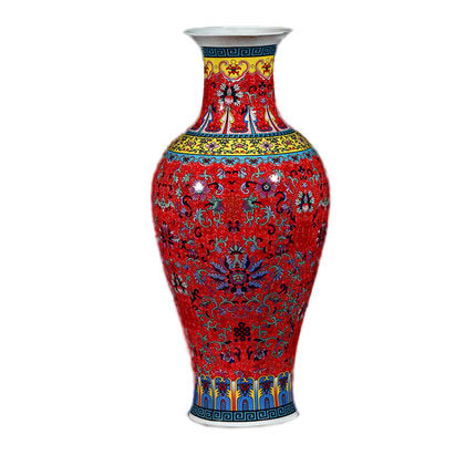 Compatible porzellan Jahrriesnge  for colorful enamel vase cna0807 