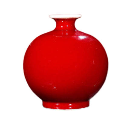 Compatible porzellan Jahrriesnge  for crack glaze red vase cna0945 