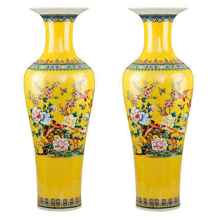 Compatible porzellan Jahrriesnge  for european style enamel vase cna1040 