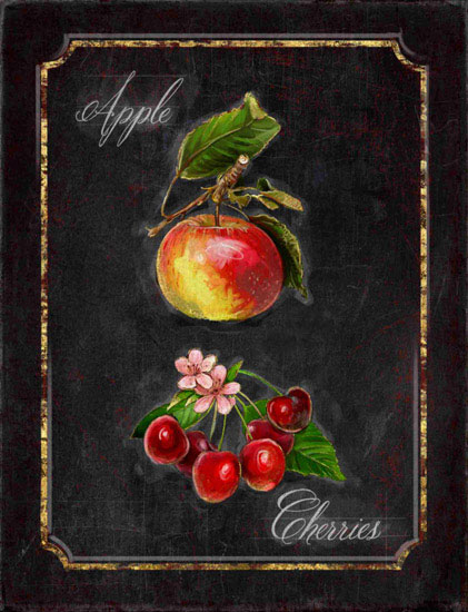 Compatible Stillleben Jahrriesnge  for apple-cherries-lpf00444 