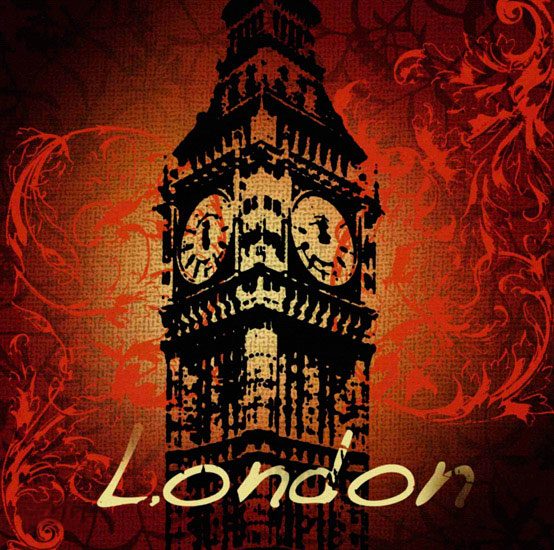 Compatible Landschaft JAHRRIESNGE  for Big-Ben-London-lpf00820 