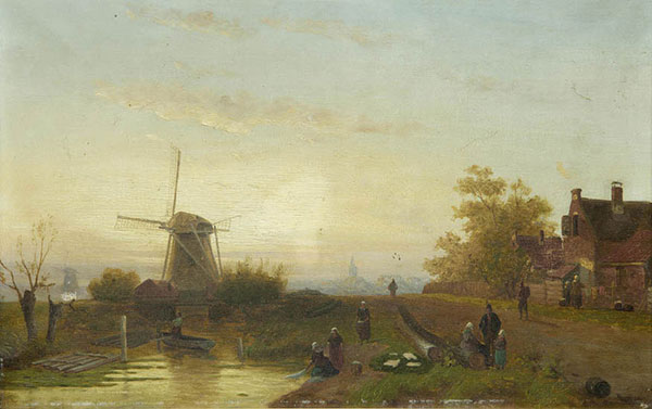 Compatible Landschaft JAHRRIESNGE  for People-under-the-windmill-lpf01117 