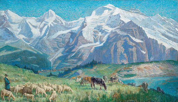 Compatible Landschaft JAHRRIESNGE  for snow-mountain-lpf01680 