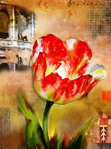 Compatible Blumen JAHRRIESNGE  for flowers-lpf07518 