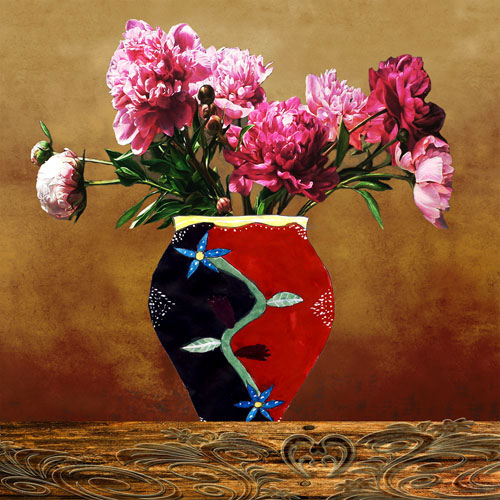 Compatible Blumen JAHRRIESNGE  for flowers-lpf07544 