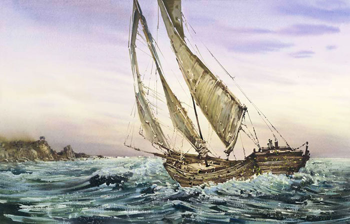 Compatible Landschaft JAHRRIESNGE  for sailboat lpf08245 