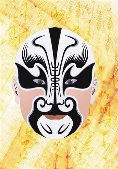 Compatible Porträt Jahrriesnge  for Peking Opera lpf08526 