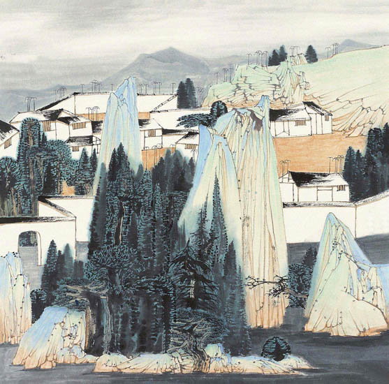 Compatible Landschaft JAHRRIESNGE  for hills lpf08912 