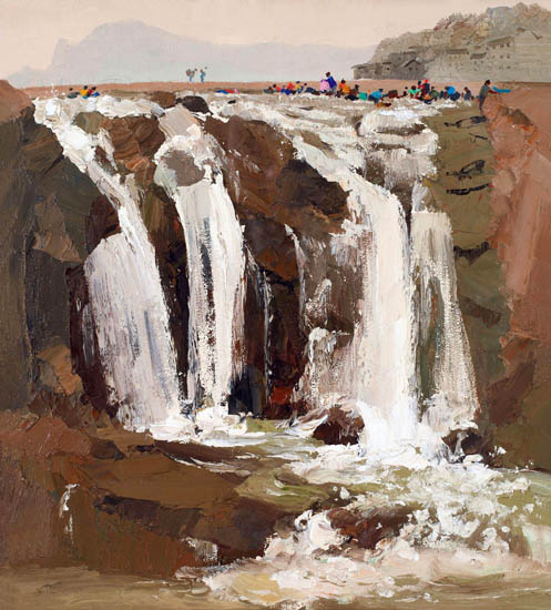 Compatible Landschaft JAHRRIESNGE  for waterfall lpf09310 