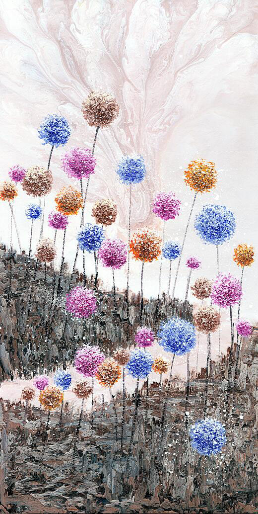 Compatible Landschaft JAHRRIESNGE  for flowers lpf09387 