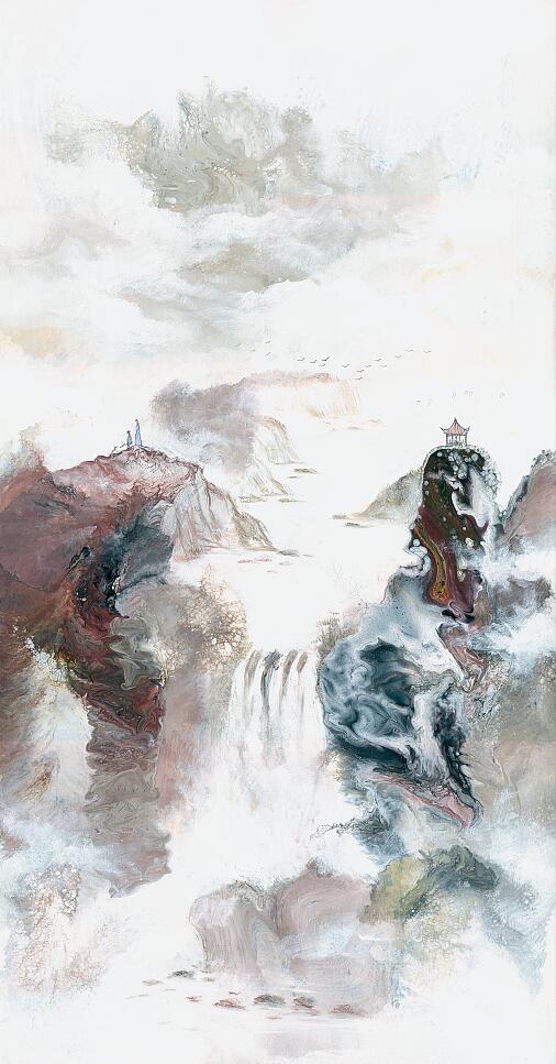 Compatible Landschaft JAHRRIESNGE  for waterfall lpf09561 