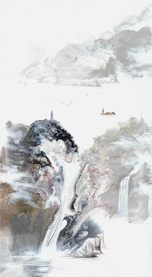 Compatible Landschaft JAHRRIESNGE  for waterfall lpf09563 