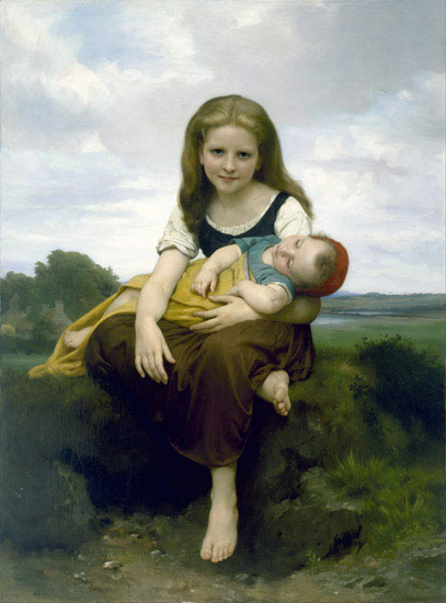 Compatible Porträt Jahrriesnge  for William Adolphe Bouguereau lpf11872 