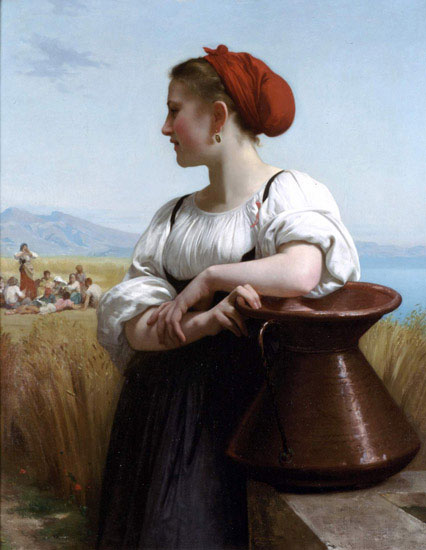 Compatible Porträt Jahrriesnge  for William Adolphe Bouguereau lpf11906 