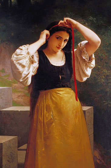 Compatible Porträt Jahrriesnge  for William Adolphe Bouguereau lpf11939 