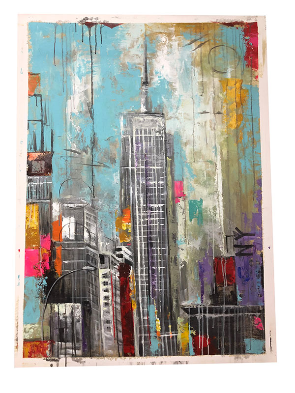 Compatible Ölgemälde JAHRRIESNGE  for building-lpg0028 