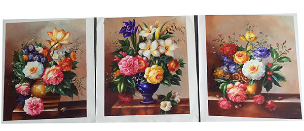 Compatible Ölgemälde JAHRRIESNGE  for flower-lpg0353 