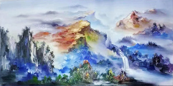 Compatible Landschaft JAHRRIESNGE  for mountains-and-waterfall-lpg0774 