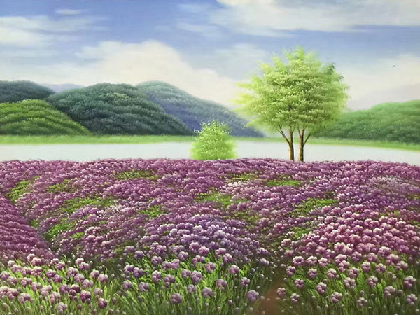 Compatible Landschaft JAHRRIESNGE  for hills-and-flowers-lpg0784 