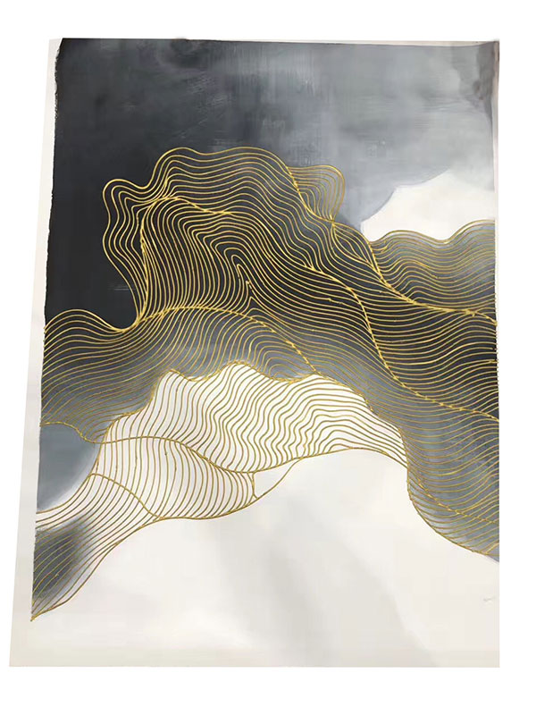 Compatible Abstrakt Jahrriesnge  for golden-line-lpg0992 