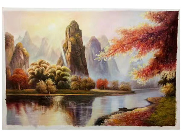 Compatible Landschaft JAHRRIESNGE  for mountain-river-tree-lpg1059 