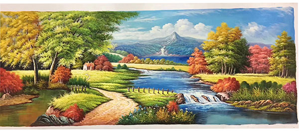 Compatible Landschaft JAHRRIESNGE  for far-mountain-river-lpg1076 