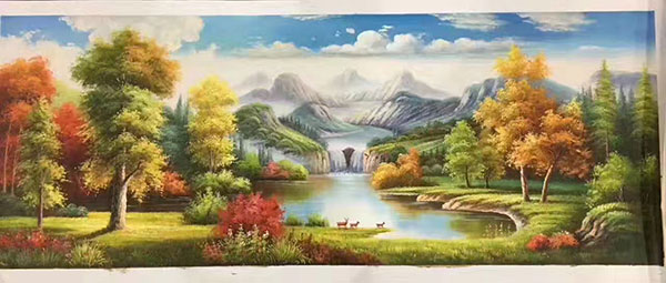 Compatible Landschaft JAHRRIESNGE  for far-mountain-river-lpg1079 