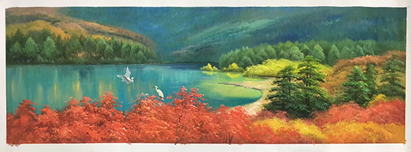 Compatible Landschaft JAHRRIESNGE  for magnificent-mountain-river-lpg1098 