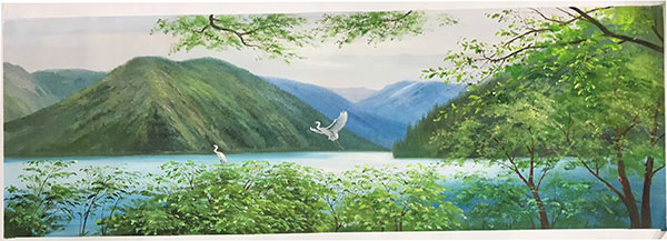 Compatible Landschaft JAHRRIESNGE  for magnificent-mountain-river-lpg1101 