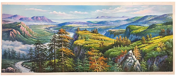 Compatible Landschaft JAHRRIESNGE  for mountain-lpg1164 