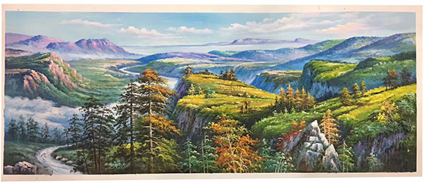 Compatible Landschaft JAHRRIESNGE  for mountain-lpg1167 