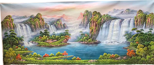 Compatible Landschaft JAHRRIESNGE  for waterfall-lpg1185 