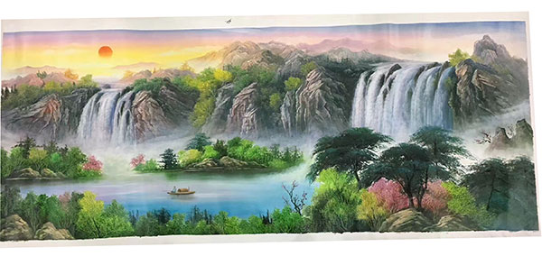 Compatible Landschaft JAHRRIESNGE  for waterfall-lpg1201 