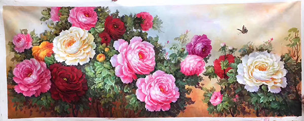 Compatible Stillleben Jahrriesnge  for peony-flower-lpg1272 