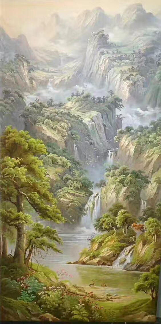 Compatible Landschaft JAHRRIESNGE  for waterfall-lpg1326 