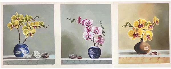 Compatible Blumen JAHRRIESNGE  for mixed-flowers-lpg1333 