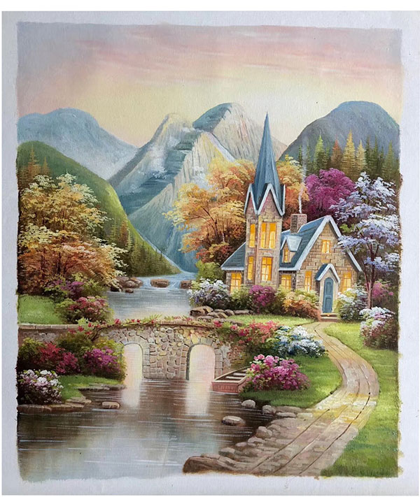 Compatible Landschaft JAHRRIESNGE  for house-pool-lpg1361 