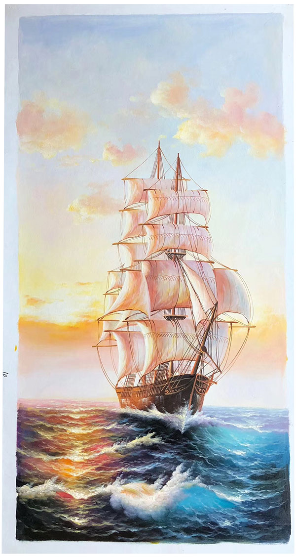 Compatible Landschaft JAHRRIESNGE  for sailboat-lpg1373 