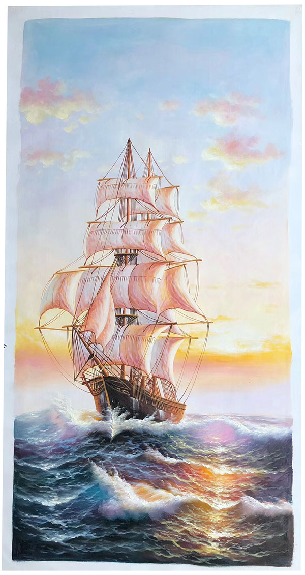 Compatible Landschaft JAHRRIESNGE  for sailboat-lpg1378 