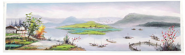 Compatible Landschaft JAHRRIESNGE  for boats-lpg1487 