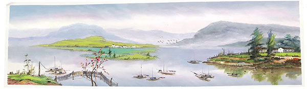 Compatible Landschaft JAHRRIESNGE  for boats-lpg1493 