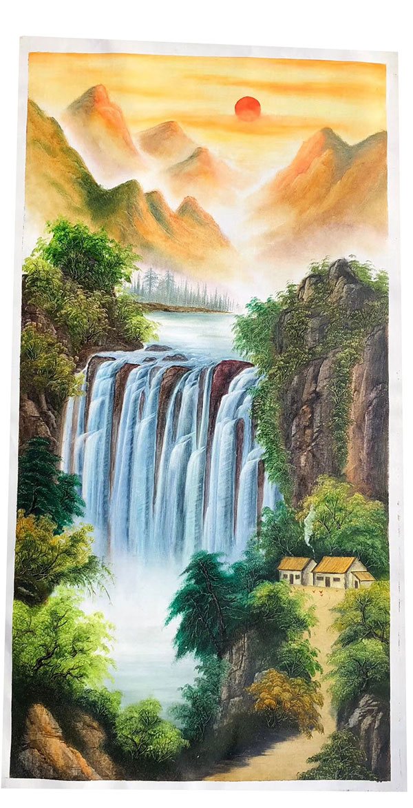 Compatible Landschaft JAHRRIESNGE  for waterfall-lpg1763 