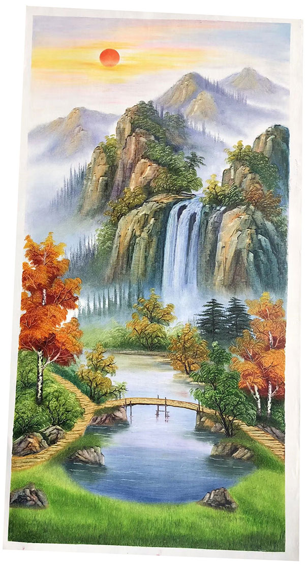 Compatible Landschaft JAHRRIESNGE  for waterfall-lpg1775 