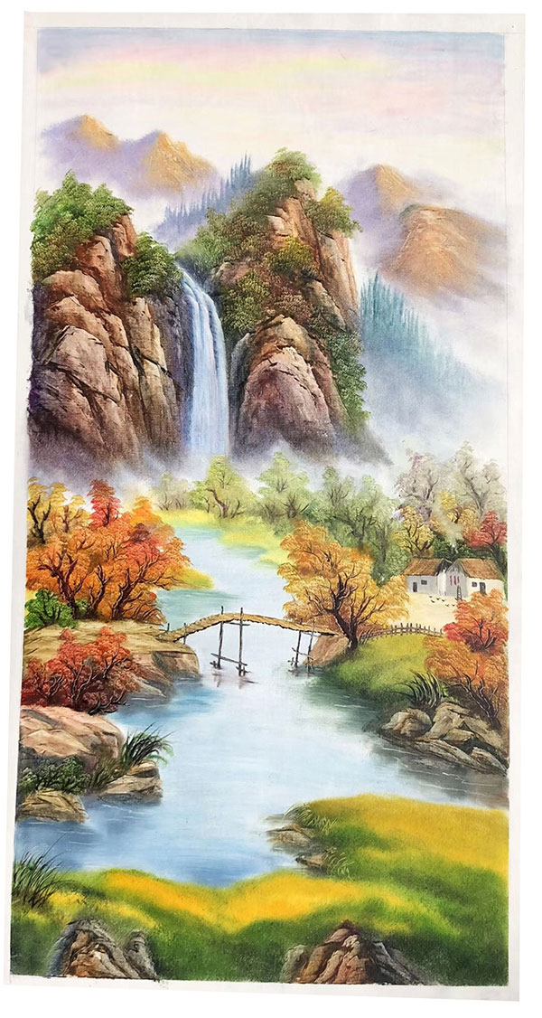 Compatible Landschaft JAHRRIESNGE  for waterfall-lpg1783 