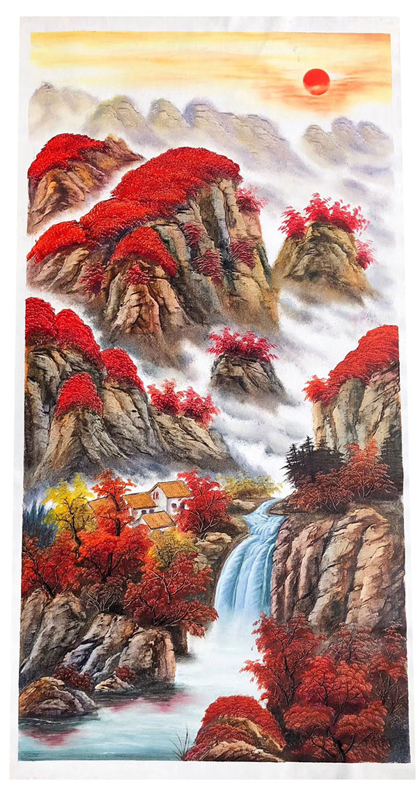 Compatible Landschaft JAHRRIESNGE  for waterfall-lpg1786 