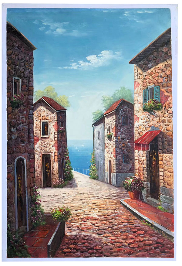 Compatible Landschaft JAHRRIESNGE  for city-by-the-sea-lpg1806 