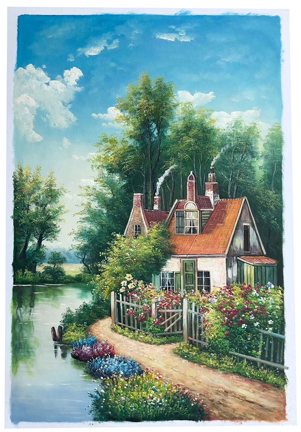 Compatible Landschaft JAHRRIESNGE  for house-lpg1807 