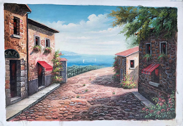 Compatible Landschaft JAHRRIESNGE  for city-by-the-sea-lpg1823 